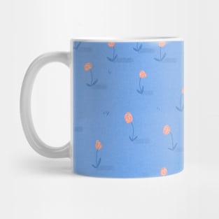 Blue Field of Flowers Mug